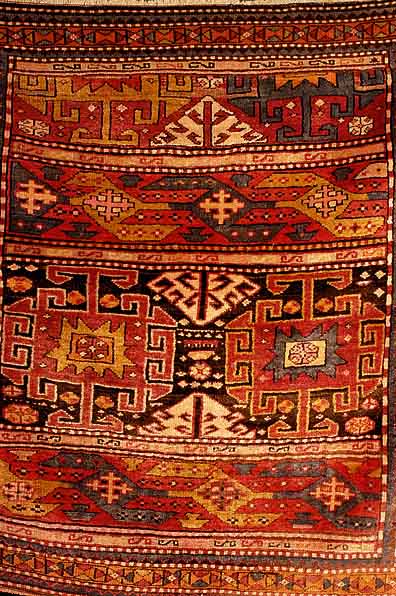 Moghan, Rußland, um 1910, Wolle auf Wolle, ca. 144 x 132 cm, Ehz 3