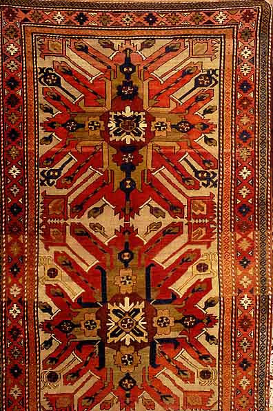 Adler Kazak, Rußland, um 1905, Wolle auf Wolle, ca. 205 x 128 cm, Ehz 2-3