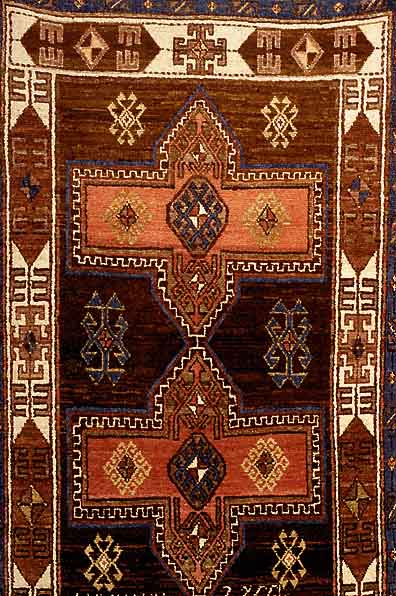 Lenkeran, Rußland, um 1950, Wolle auf Baumwolle, ca. 180 x 104 cm, Ehz 2