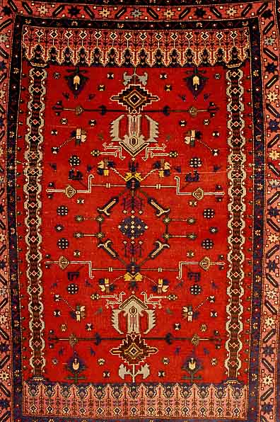 Darband, Rußland, um 1935, Wolle auf Baumwolle, ca. 192 x 130 cm, Ehz 3-4