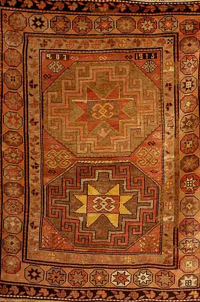 Kazak datiert, Rußland, um 1915, Wolle auf Wolle, ca. 171 x 137 cm, Ehz 3-4
