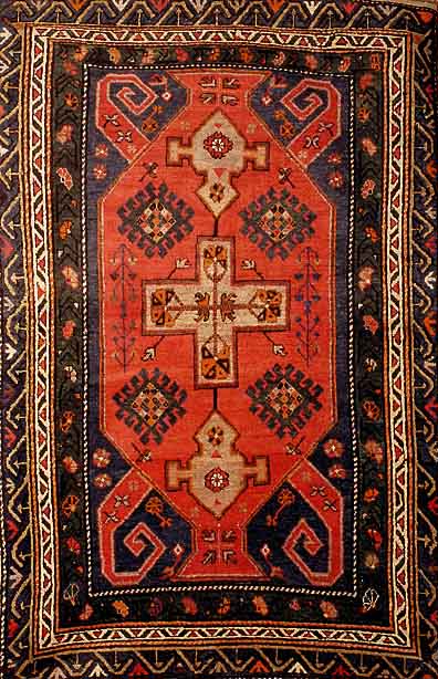 Eriwan, Rußland, um 1900, Wolle auf Wolle, ca. 181 x 119 cm, Ehz 3