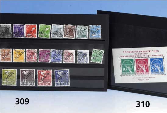 Briefmarkenblock: Westberlin 1949, postfrisch, xx, gepr. Schlegel, ausgez. Erhaltung