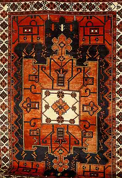 Bachtiar, Persien, ca. 30 Jahre, Wolle auf Baumwolle, ca. 307 x 205 cm, EHZ 4