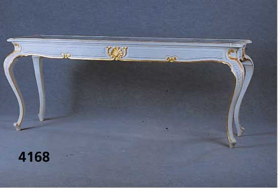 Tischvitrine, deutsch, um 1890/1900, Korpus Buche, Weichholz, weiß gefaßt, Barockstil, aus dem Vollholz geschnitzt, Ausziehschublade, 2 ...