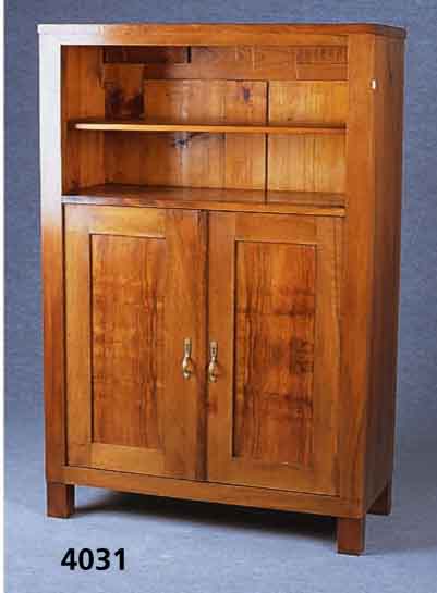 Vertiko, deutsch, um 1910, Biedermeierstil, Korpus Weichholz, Nußbaum massiv, Nußbaufur- nier, Wurzelnußfurnier gespiegelt, original ...