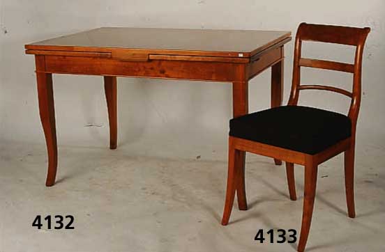6 StÜhle, Biedermeierstil, Kirsche massiv, nach altem Vorbild, gute Verarbeitung, sehr stabil, wohnfertig, H. ca. 90 cm, Sh. ca. 52 cm