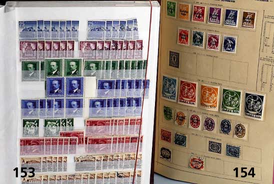 Briefmarkensammlung 3. Reich, 1933/45, Rie- senposten vollgestopft in großem Steckbuch, die meisten Werte postfr., nie gest., hoher Katalogwert, ...