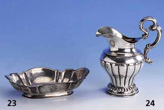 KÄnnchen, Berlin um 1842/43, 13-lÖtig, Meistermarke K wohl Christian Ludwig Kuhfeld (vgl. Scheffler 1281), 1. Zeichen- meister FC.S. Kessner, 2. ...