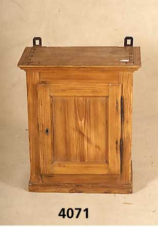 HÄngeschrÄnkchen, deutsch, um 1870/80, SpÄtbiedermeier, Korpus Weichholz und Kiefer, schÖne Maserung, Inneneinteilung einfach ge- teilt, 2 ...