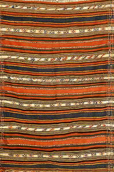 Kelim, Anatol, um 1940, Wolle auf Wolle, ca. 248 x 132 cm,Ehz:3.SchÄtzwert:1200 EURO.