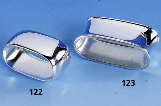 Set: 6 Serviettenringe, 925er Silber, glatte schlichte Form, ca. 5.5 x 2 cm