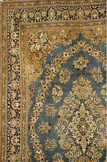 Ghom, Persien, ca. 40 Jahre, Wolle mit Seide, ca. 410 x 276 cm, SchÄtzwert: 5600.- EURO.EHZ 2.