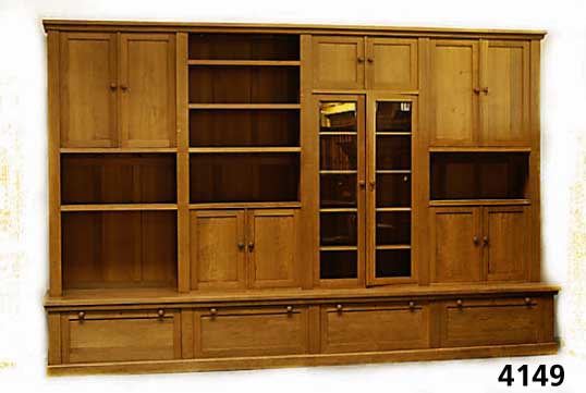 Vielzweckschrank, deutsch, 60er/70er Jahre, Eiche massiv, vollstÄndig auf Rahmen gearbei- tet, Einzelanfertigung, vielfÄlltige Ablage- ...