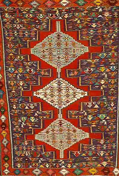 Senneh Kelim, Persien, ca. 30 Jahre, ca. 160 x 120 cm, EHZ: 2