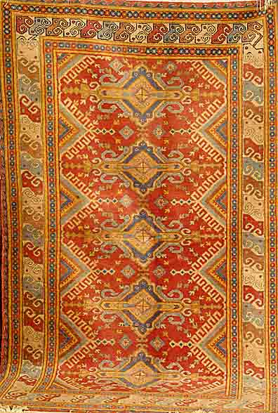 Samarghant, Rußland, ca. 40 Jahre, Wolle auf Baumwolle, ca. 245 x 151 cm, EHZ: 2 SchÄtzwert:1500 EURO.