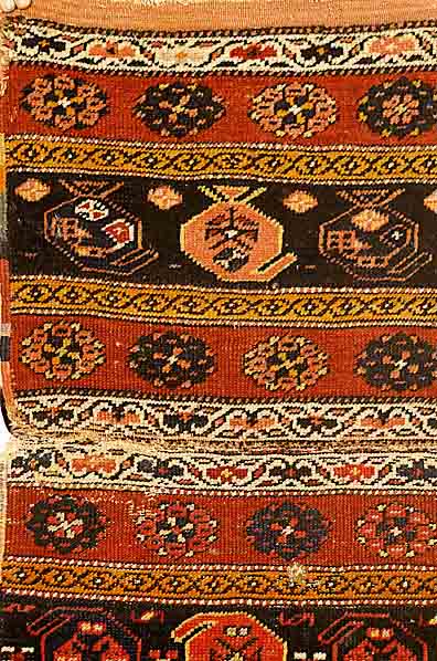 Offene Tasche Shahsawan, Persien, um 1900, Wolle auf Wolle, ca. 130 x 50 cm, EHZ: 3-4 SchÄtzwert:550 EURO.