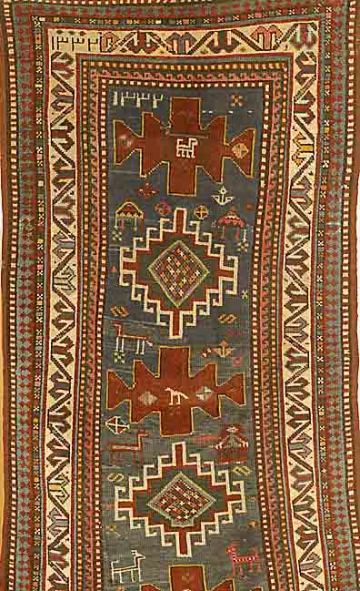 Kazak datiert, Rußland, um 1911, Wolle auf Wolle, ca. 182 x 92 cm, SchÄtzwert: 1650.- EURO, EHZ: 3