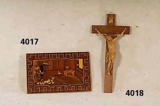 Kreuz, deutsch, 1943, Linde und Eiche massiv , Schmerzensmann in Art des 11. bzw. 13. Jhds. , KÜnstler: Schreinerei Reime, Wurzelauer, Unikat, ...