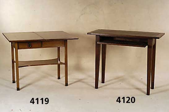 Beistell- bzw. Computertisch, Eiche massiv, aus alten Teilen gefertigt, Ausziehfach, sehr stabil, ca. 83x100x50 cm