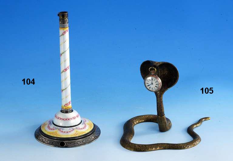 Lampenfuß, deutsch, Pforzheim 935er Silber, Meistermarke AW - Arthur Wiedmann, berÜhmte Schmuck- und Silbermanufaktur, Spezialgebiet: ...