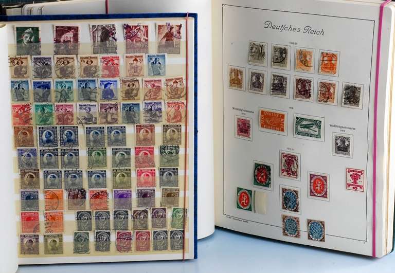 Briefmarkensammlung, Deutschland, 3. Reich, Anfang Bundesrepublik, Bizone, franz. Zone: Baden WÜrtemberg und Rheinland Pfalz, z.T. komplett, ...