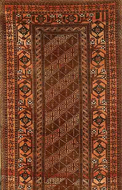 Belutsch, Persien,ca 40 Jahre, Wolle auf Wolle, ca. 192 x 100 cm, SchÄtzwert: 650.- EURO.Ehz: 3.