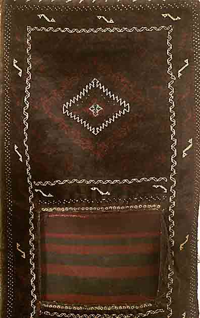 Belutsch D.Tasche, Persien, ca. 40 Jahre, Wolle auf Wolle, ca. 160 x 65 cm, EHZ: 2-3