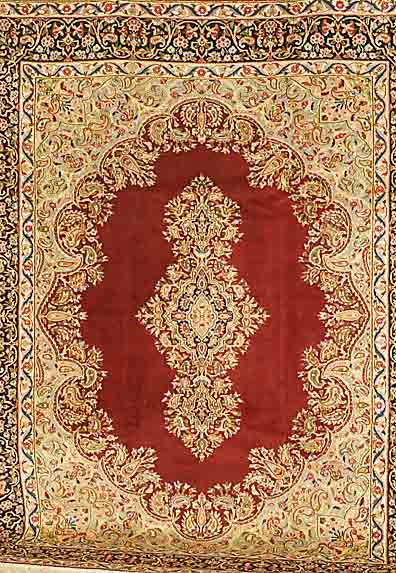 Kerman, Persien, ca. 30 Jahre, Wolle auf Baumwolle, ca. 323 x 242 cm, SchÄtzwert: 1300.- EURO, Mittlere Gebrauchsspuren, gereinigt