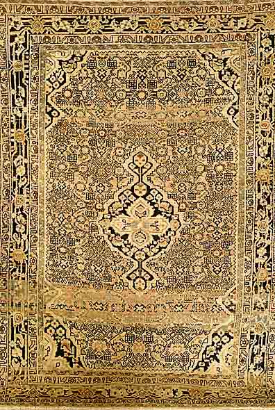 Hosseinabad alt, Persien, um 1920, Wolle auf Baumwolle, ca. 211 x 145 cm, SchÄtzwert: 1300.- EURO, EHZ: 3, gereinigt