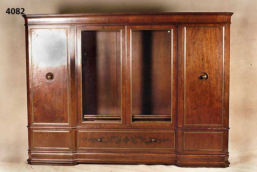 BÜcherschrank, deutsch, um 1910, LuxusmÖbel, Korpus Weichholz, Buche und Eiche, massiv gearbeitet, hervorragende QualitÄt, Palisan- der und ...