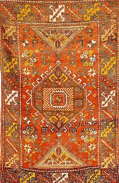 Canacale, Anatolien, um 1930, Wolle auf Wolle, ca. 184 x 120 cm, EHZ: 2-3 SchÄtzwert:1200 EURO.