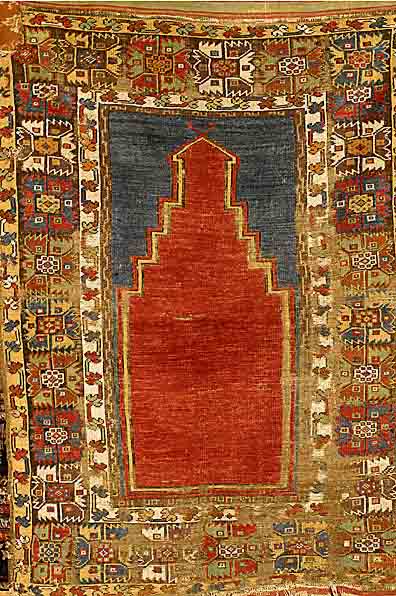 Mucur GebetsbrÜcke, Anatolien, um 1860, Wolle auf Wolle, ca. 174 x 122 cm, EHZ: 6