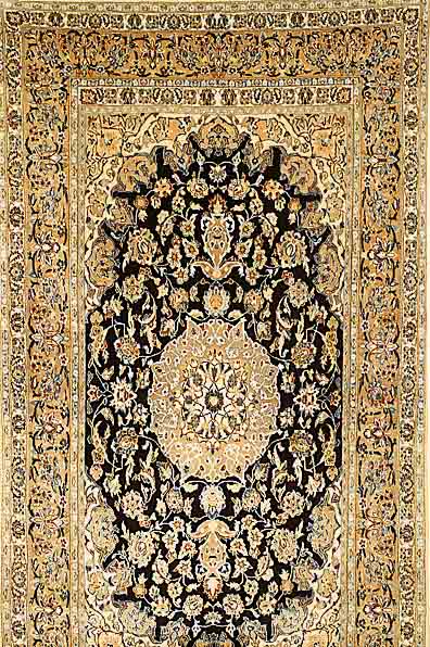Nain fein, Persien, ca 20 Jahre, Korkwolle mit Seide, ca. 241 x 128 cm, SchÄtzwert: 2600.- EURO, ca. 850.000 Kn/qm.Ehz :2.