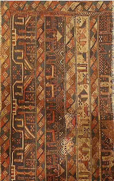 Shahsawan Sumack, Persien, um 1900, Wolle auf Wolle, ca. 120 x 39 cm, EHZ 5-6