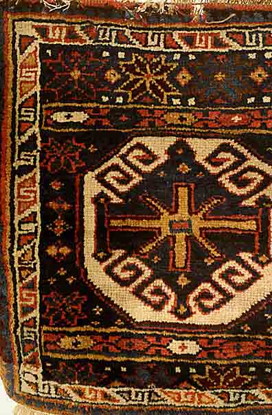 Taschenfront, Afshari, um 1920, Wolle auf Wolle, ca. 48 x 50 cm, EHZ 4-5