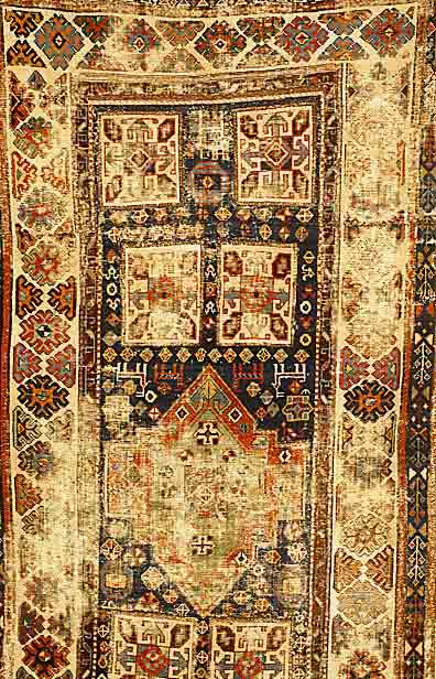 Perpedil, Rußland, um 1900, Wolle auf Wolle, ca. 208 x 116 cm, EHZ: 5