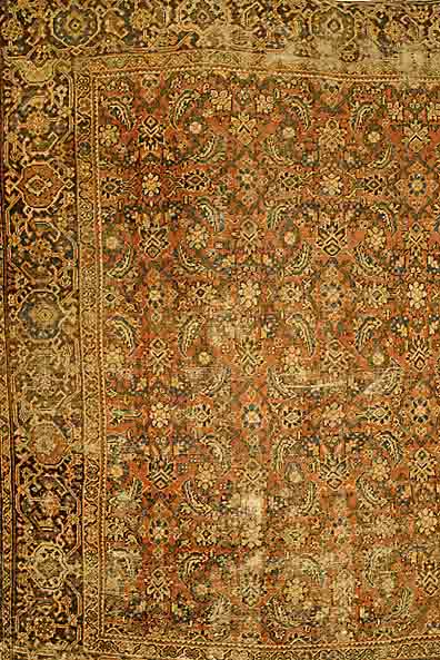 Mahal antik, Persien, um 1890, Wolle auf Baumwolle, ca. 297 x 266 cm, SchÄtzwert: 1500.- EURO, EHZ: 5