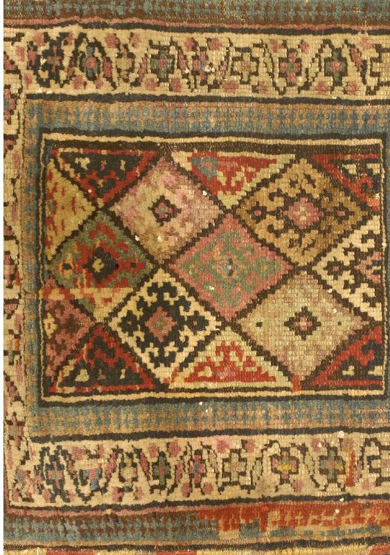 Jaf Taschenfront, um 1910, Wolle auf Wolle, ca. 51 x 44 cm, SchÄtzwert: 650.- EURO, EHZ: 3