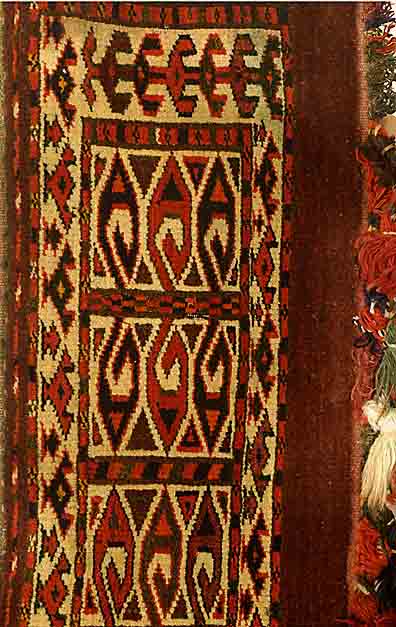Tekke Mafresch, Rußland, um 1900, Wolle auf Wolle, ca. 80 x 28 cm, SchÄtzwert: 550.- EURO, EHZ: 4
