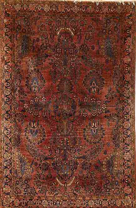 Sarogh US-Re Import, Persien, um 1920, Wolle auf Baumwolle, ca. 190 x 125 cm, SchÄtzwert: 2500.- EURO, EHZ: 3
