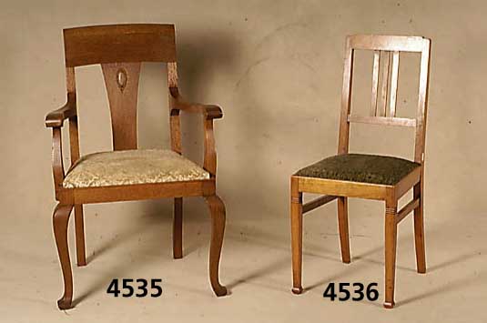 2 AblagestÜhle, deutsch, um 1910, Kirschbaum massiv, im sogenannten Biedermeierstil, her- vorragende Verarbeitung, sparsame Kerbschnitz- erei, ...