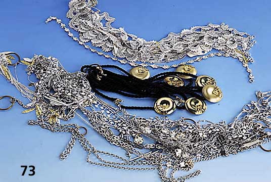 Reiches Konvolut Colliers, 835er Silber, total ca. 1410 g, versch. Ausführungen und Modelle, viele Dubletten, reiches Konvolut mit hohem ...