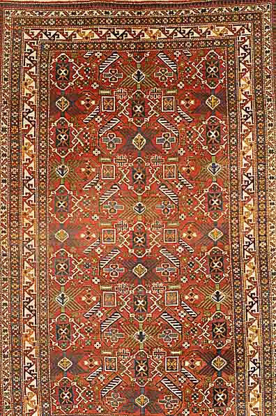 Schirwan, Rußland, ca. 50 Jahre, Wolle auf Wolle, ca. 269 x 165 cm, SchÄtzwert: 2200.- EURO, EHZ: 3,