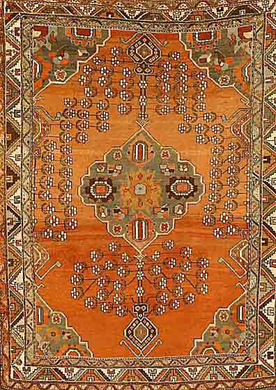 Schirwan Alt, Rußland, um 1930, Wolle auf Wolle, ca. 170 x 131 cm, SchÄtzwert: 2200.- EURO, EHZ: 3,