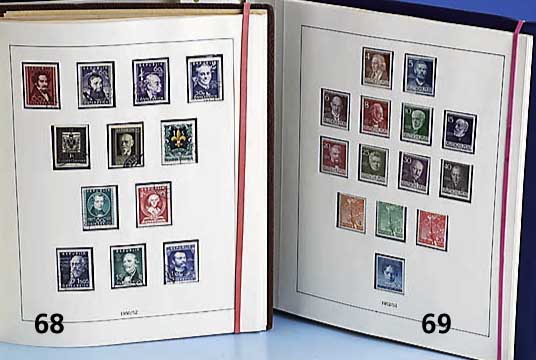 Briefmarken-Sammlung Berlin 1948-1970, dabei gute Erstausgaben wie Rotaufdruck, Stephan, Goethe, ab 1950 komplett bis auf die GlockensÄtze, ...
