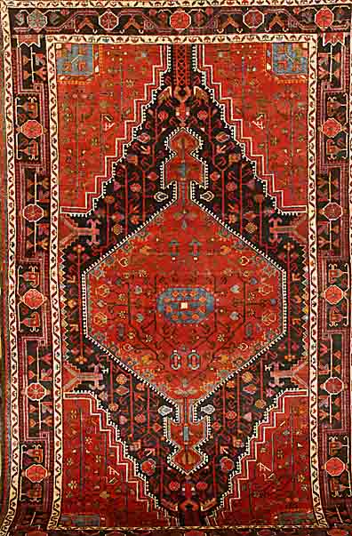 Toyserkan, Persien, ca. 40 Jahre, Wolle auf Baumwolle, ca. 228 x 140 cm, SchÄtzwert: 510.- EURO.Ehz 3