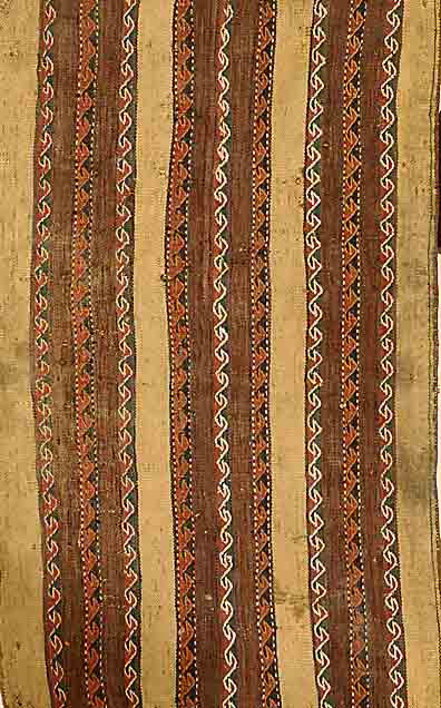 Torba Streifenkelim, Turkmenistan, um 1900, Wolle auf Wolle, ca. 75 x 45 cm, EHZ: 3