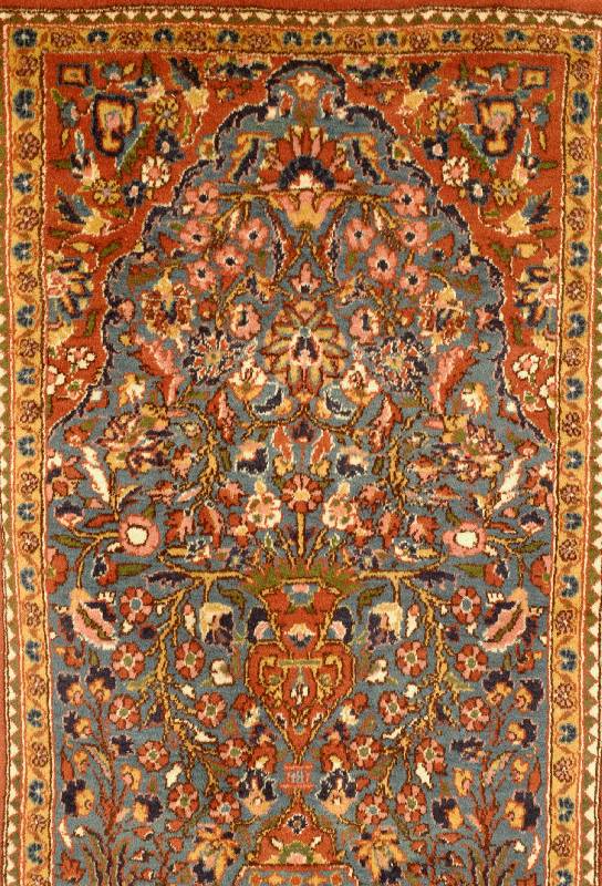 Mobareke Esfahan, Persien, um, 1945, Wolle auf Baumwolle, ca. 92 x 62 cm, SchÄtzwert: 1100.- EURO, EHZ: 3