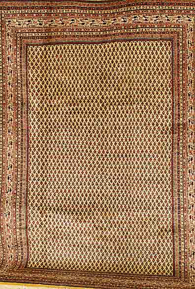 Sarogh Mir, Persien, ca. 30 Jahre, Wolle auf Baumwolle, ca. 325 x 223 cm, SchÄtzwert: 1100.- EURO, EHZ: 2